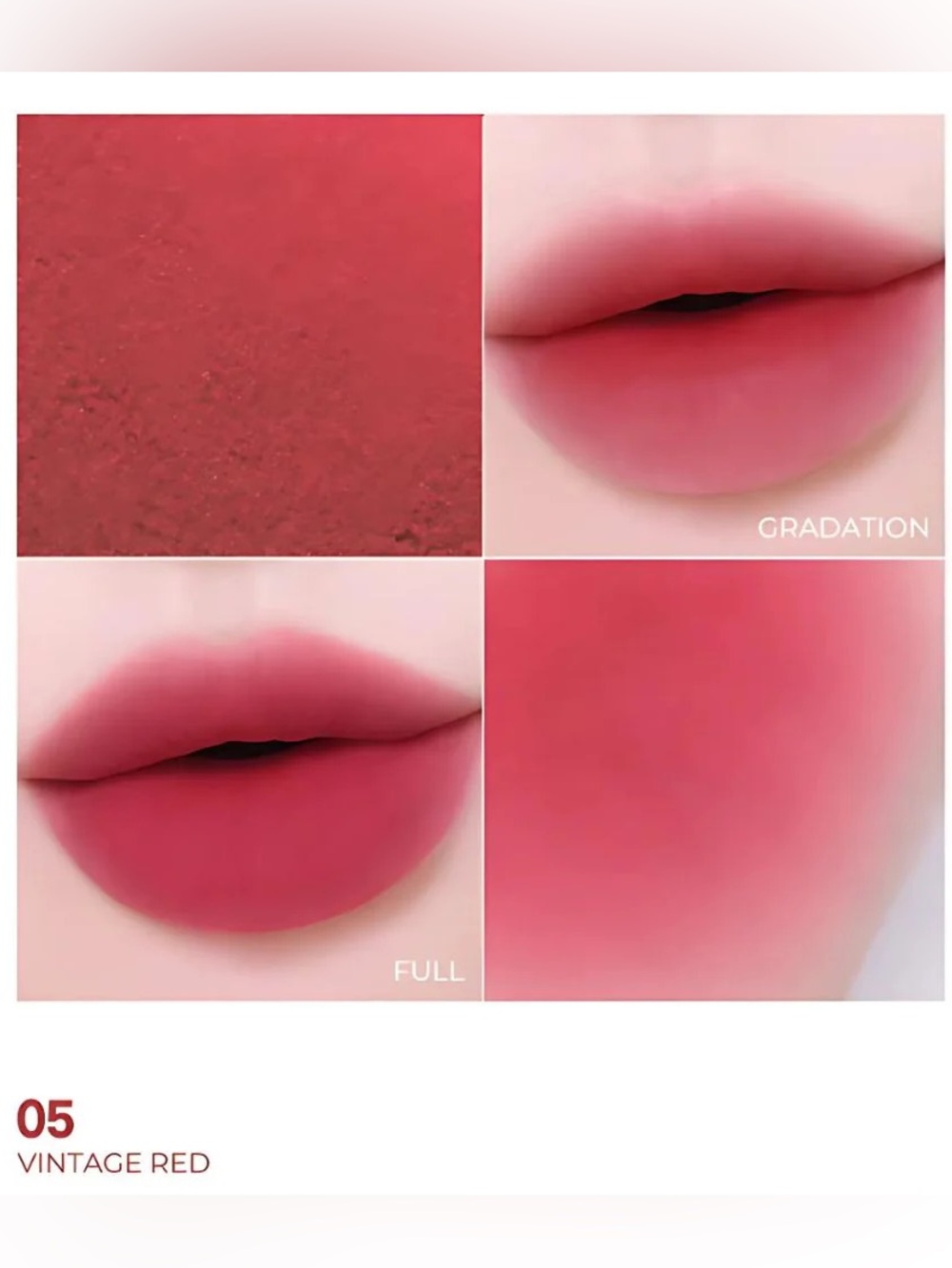 Colorgram- Nude Blur Tint, Velvet Red - Picture 2 of 2